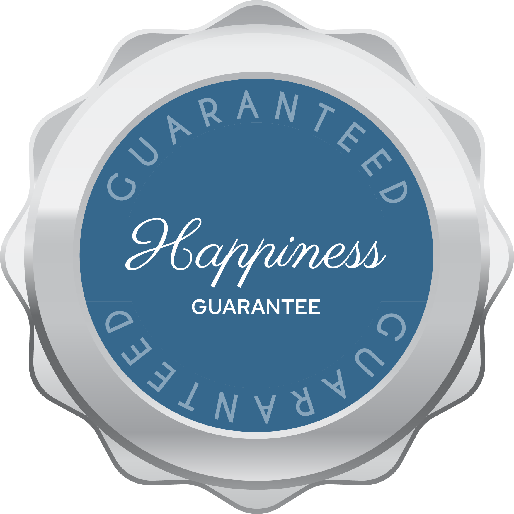 Hapiness Guarantee Badge